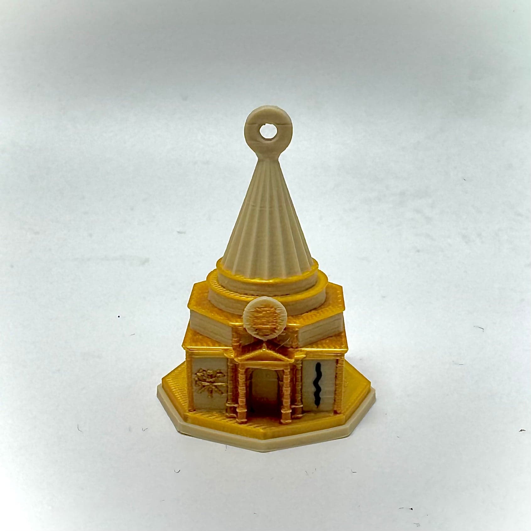 Quba Heft Mêrê Dîwanê - Anhänger, ezidisches Symbol aus dem 3D-Drucker