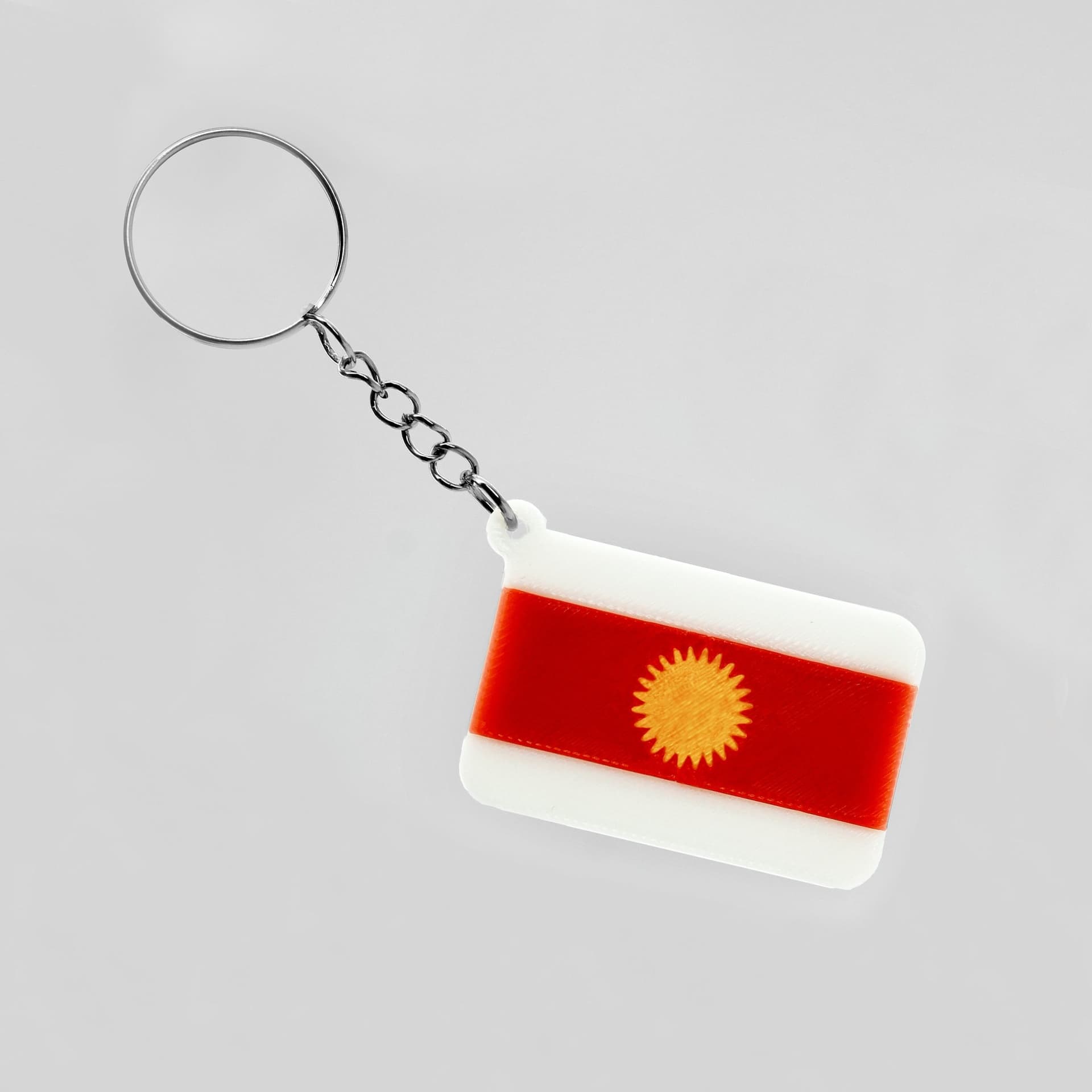 Yezidische Flagge Anhänger, ezidisches Symbol aus dem 3D-Drucker